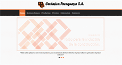 Desktop Screenshot of ceramicaparaguaya.com.py